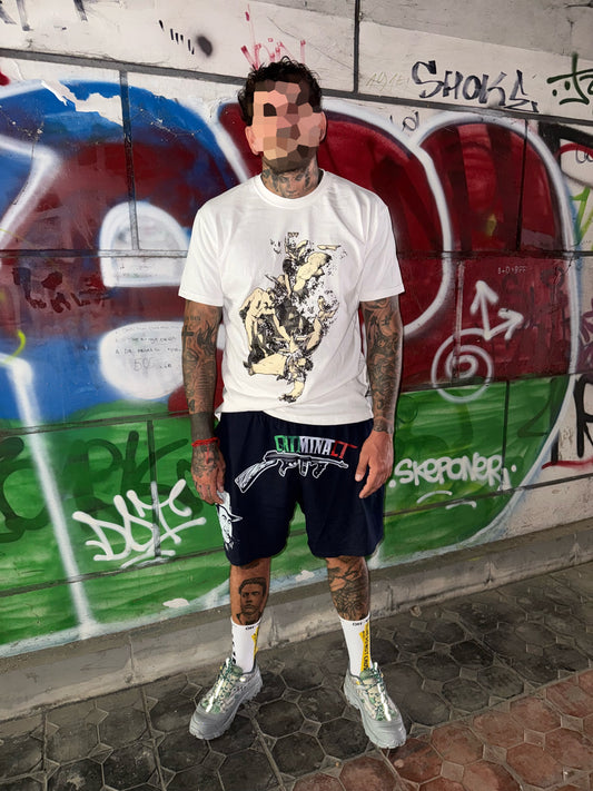 PRIZRAK "Criminali" black tech shorts