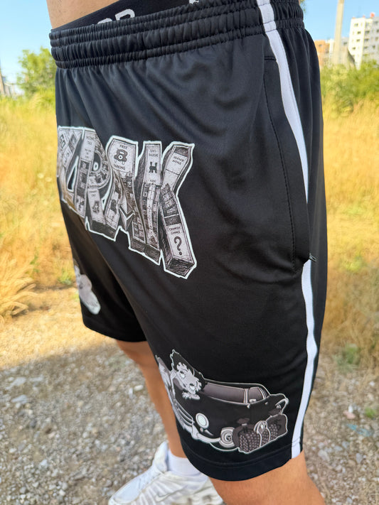 Moneypolis zip shorts 💸