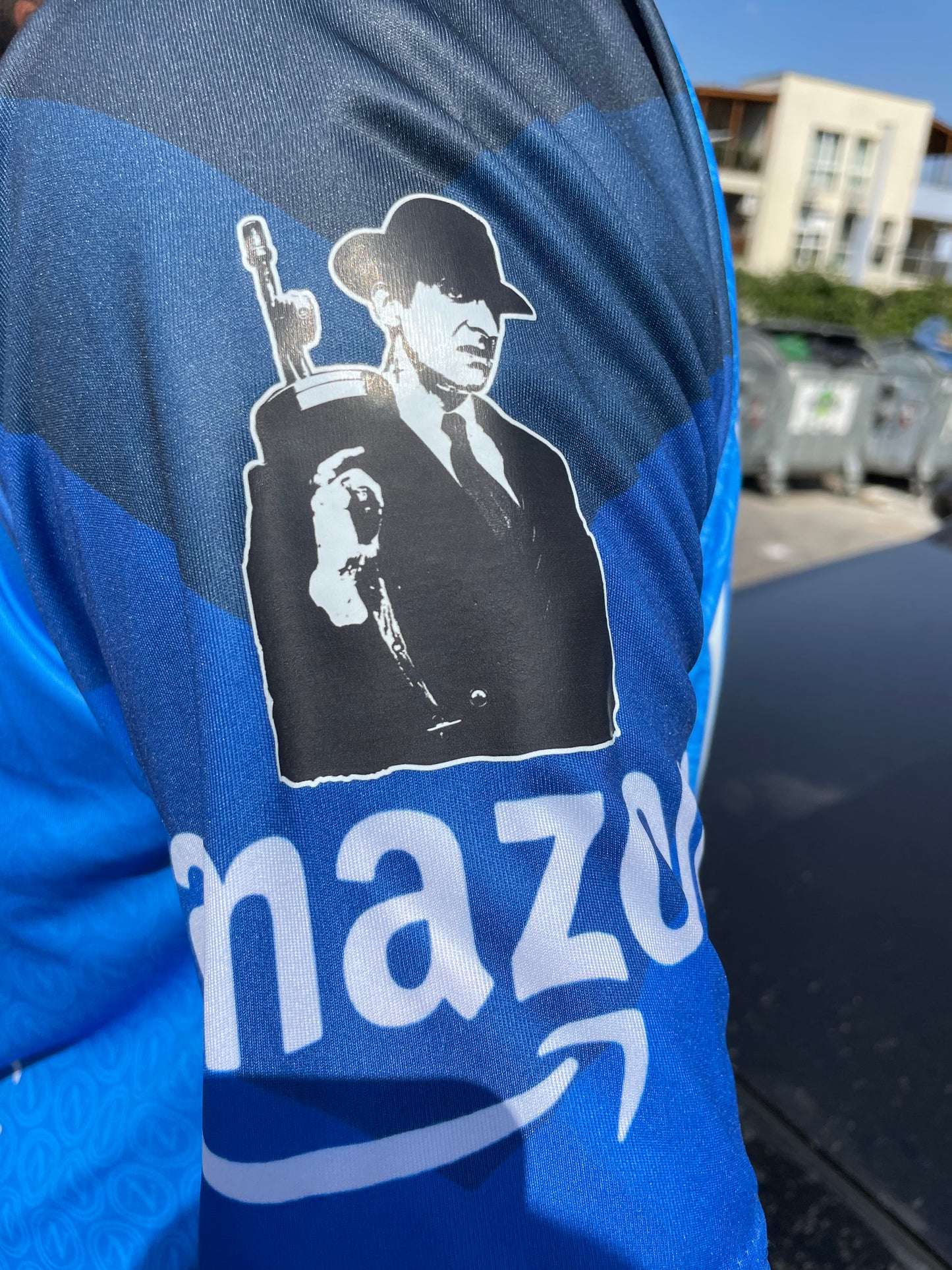 PRIZRAK x Napoli "CAMORRADONA" blue shirt