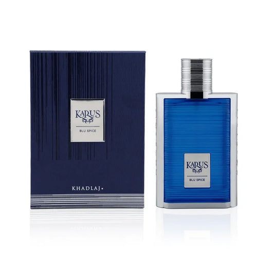 Мъжки Парфюм Khadlaj Karus Blu Spice EDP 100 мл.
Вдъхновен от Imagination / Louis Vuitton + Chanel Bleu 0,50 ML