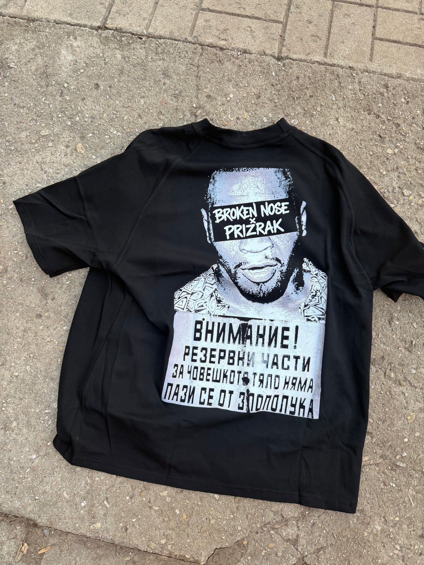 PRIZRAK x Broken Nose “Внимание” t-shirt