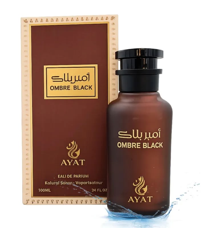 * Ayat Perfumes Ombre Black EDP 100ml е вдъхновен от Louis Vuitton Ombre Nomade