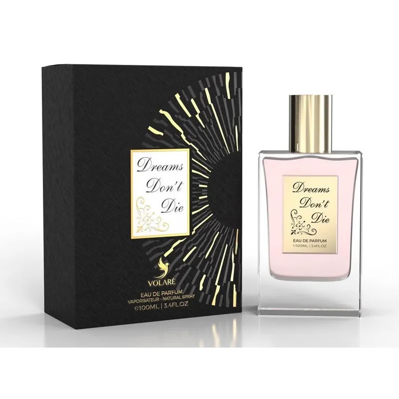 * Volaré Dreams Don’t Die EDP 100ml е вдъхновен от Kilian Love, Don’t Be Shy.