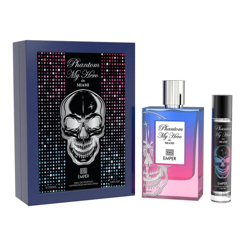 Парфюм Emper Phantom My Hero In Miami EDP 100ml Мъжки — вдъхновен от Paco Rabanne Invictus.
