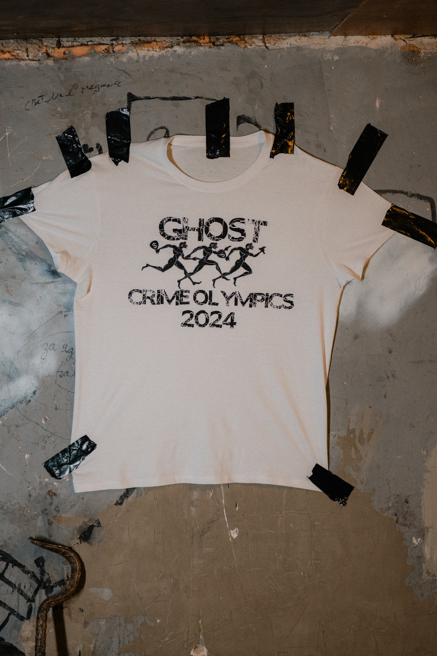 Prizrak "Crime Olympics" white shirt