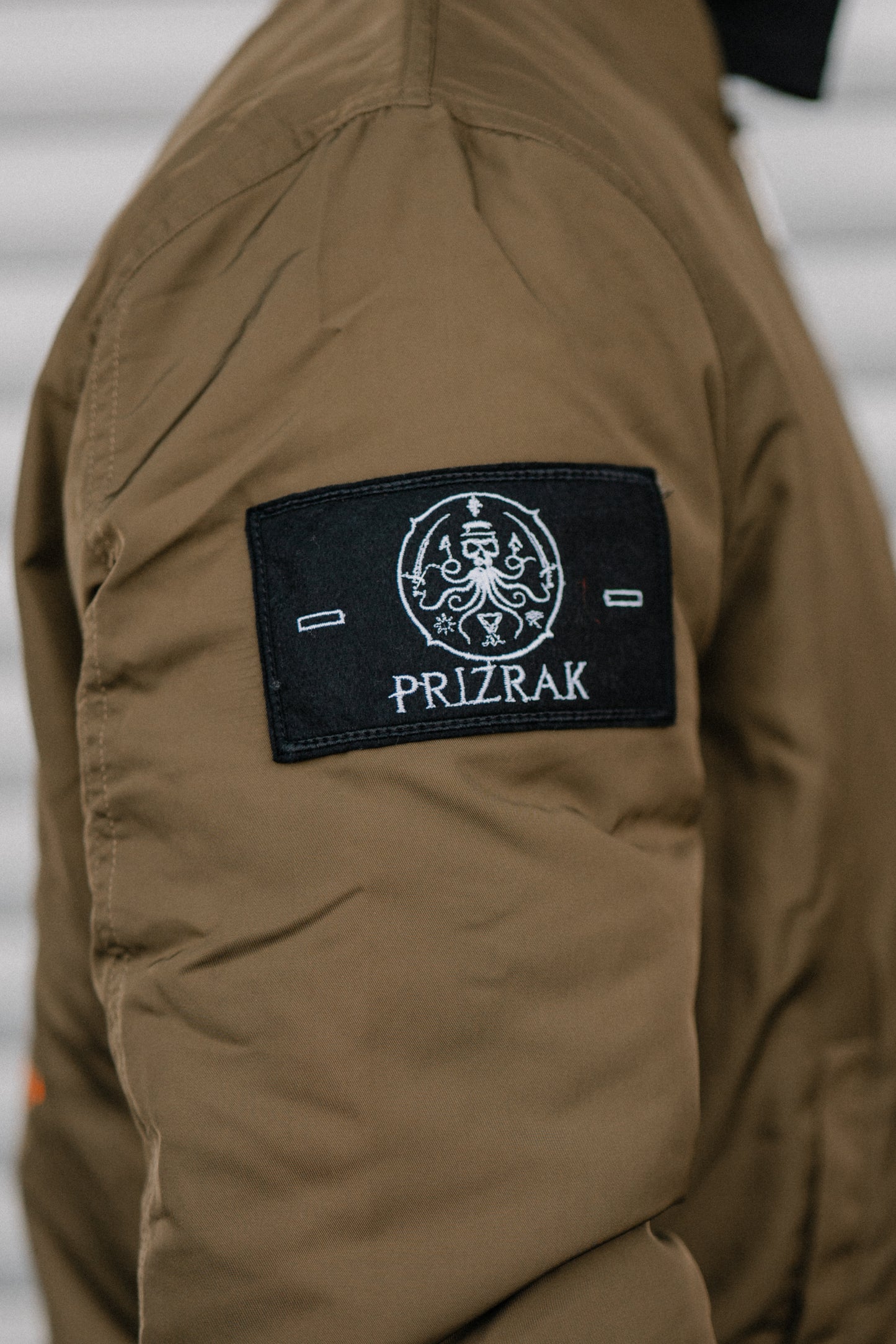 Prizrak "444 skull" Bomber Jacket green