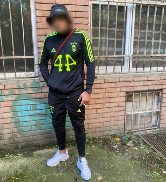 Prizrak x Adidas "Real Madrid is a Ghost " tracksuit .