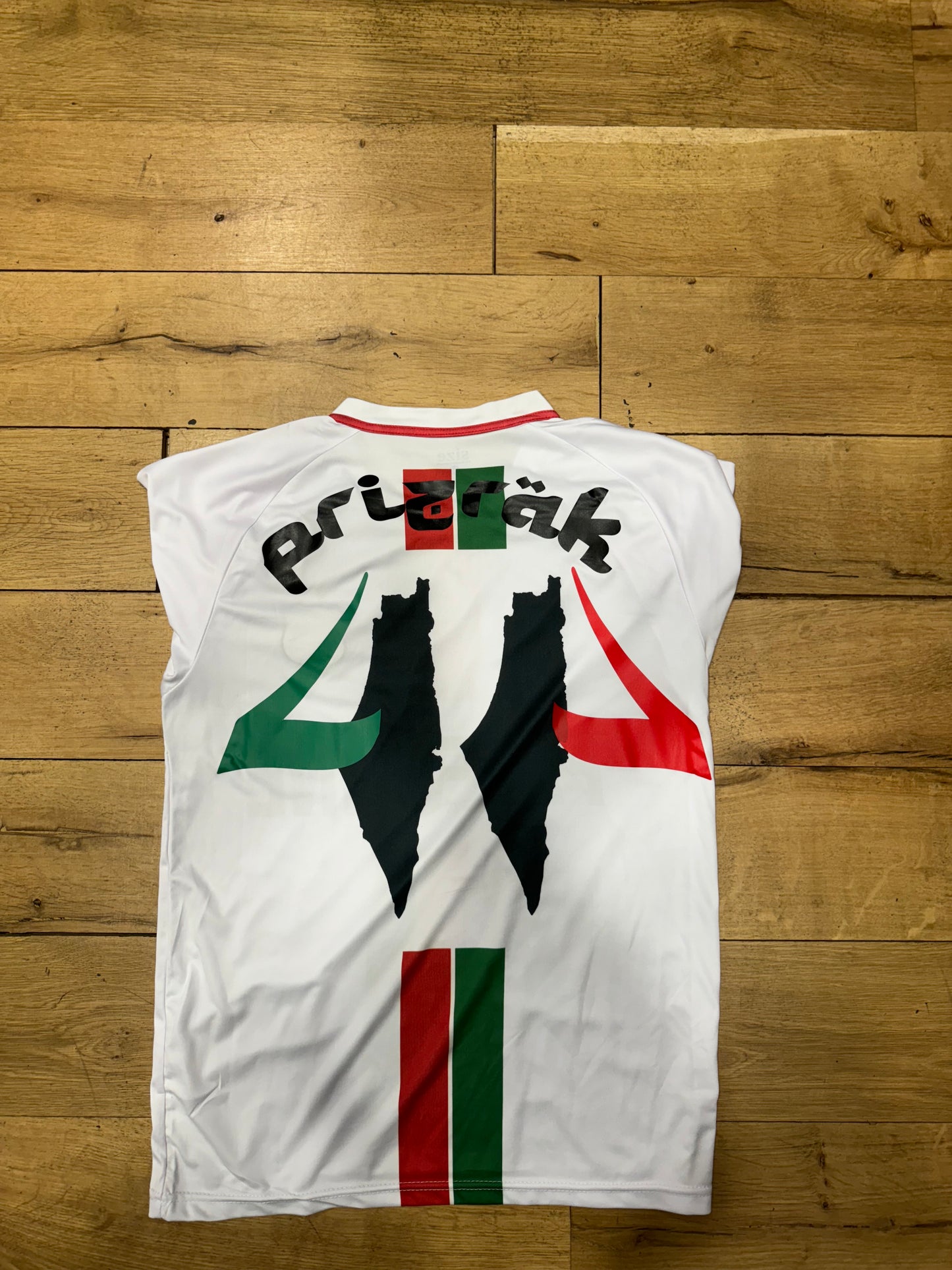 Prizrak "Free Gaza"  Palestine shirt in white