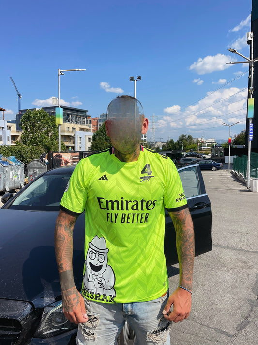 PRIZRAK  x Arsenal "Mr.Money" neon shirt