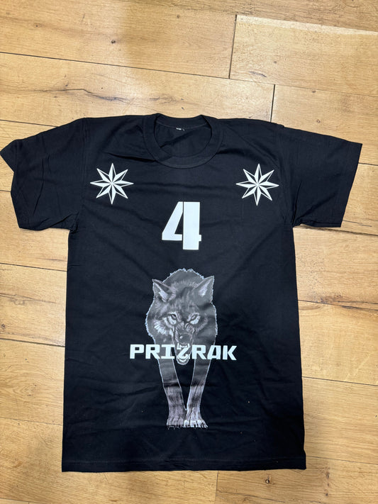 Prizrak " VOLK " Black T-shirt.